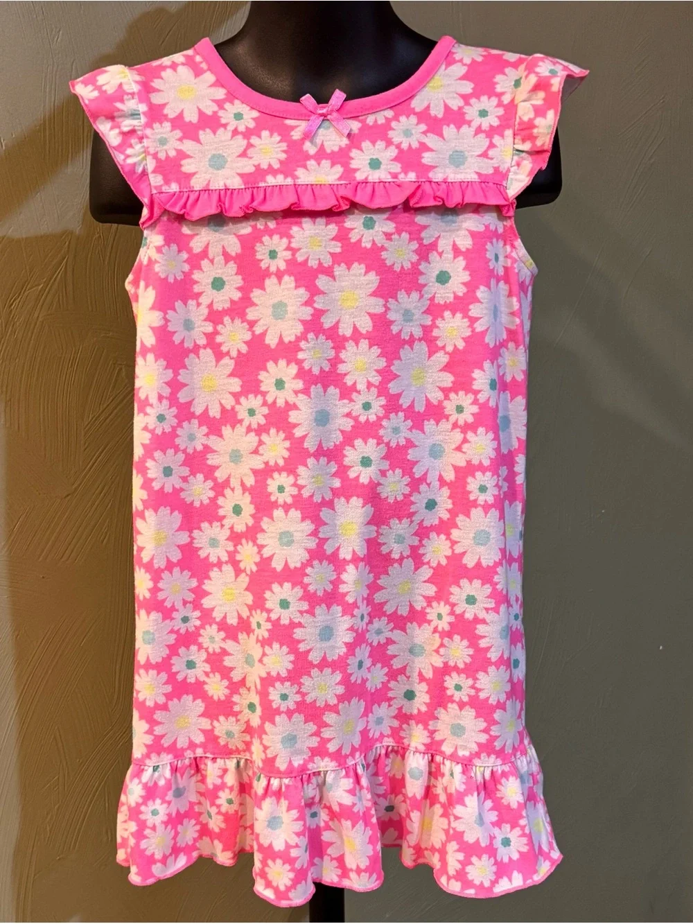 Lot of 3 Girls Dresses Sizes 5 & 6 Striped Polka Dot Floral Pink/Black/White